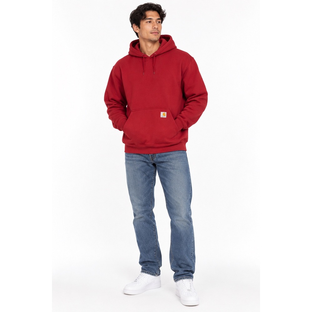 Carhartt Hoodie K121 DKR Original Fit Workwear Gorpcore Large Tall Red